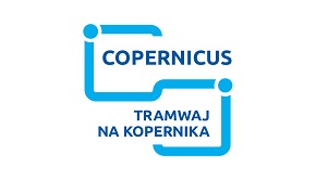 Tramwaj na Kopernika - logotyp inwestycji